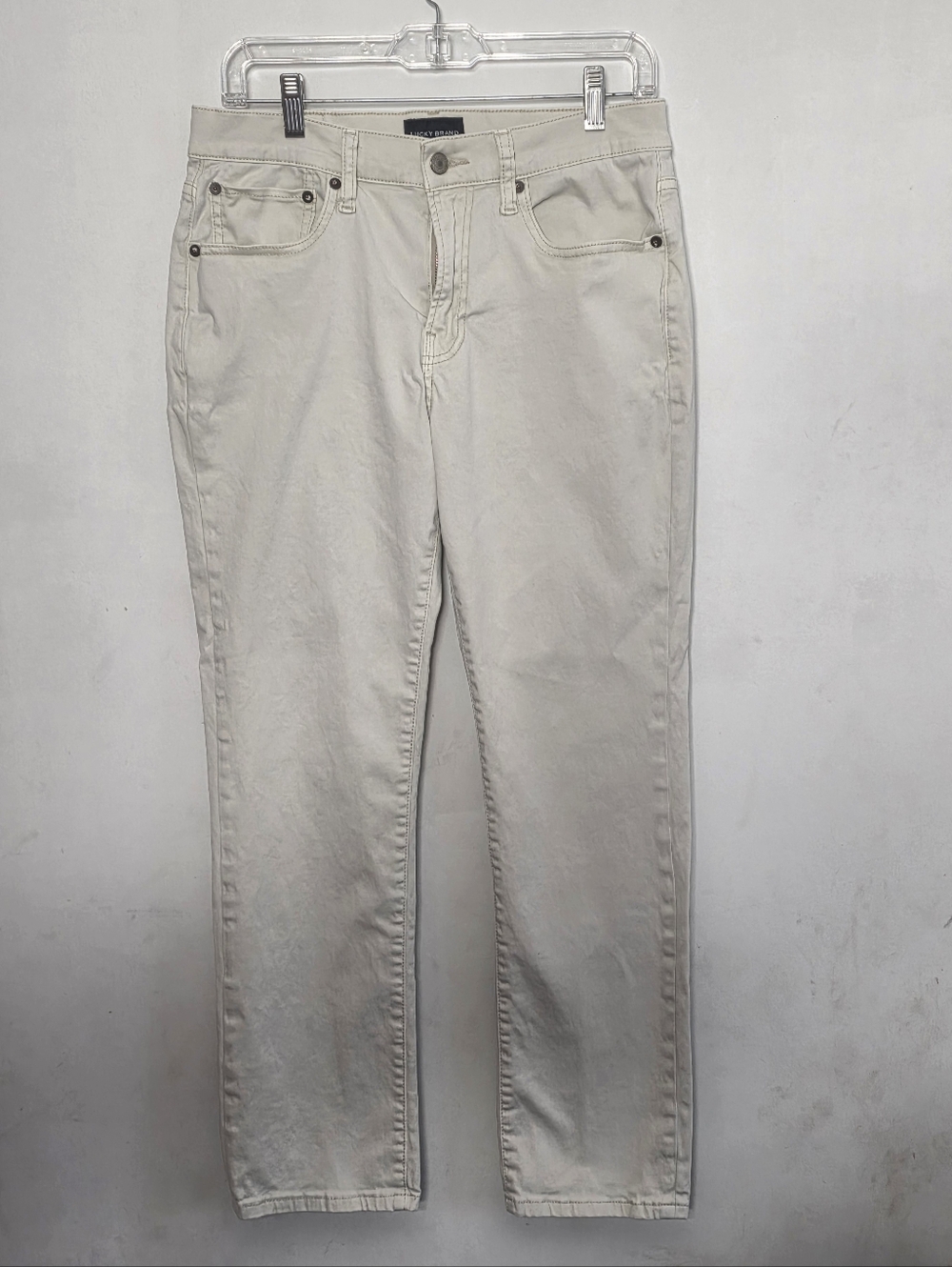 Lucky Brand 223 Straight Men's Jeans | 30 X 30 | Tan Khaki | Cotton